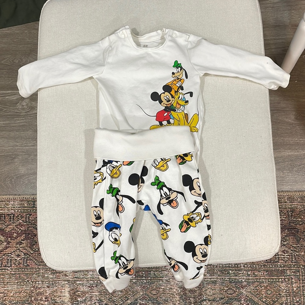 Disney H&M  baby one piece with pants